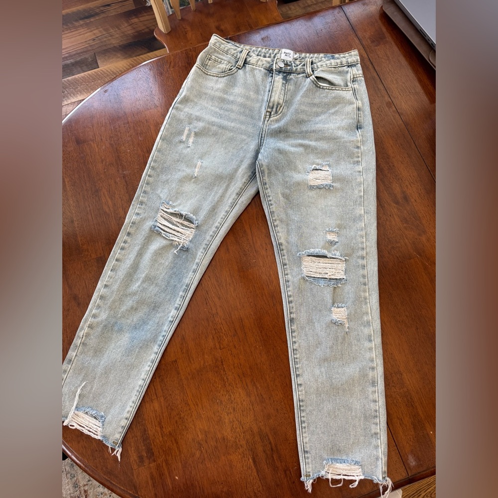 Princess Polly Womens Jeans with Distressing